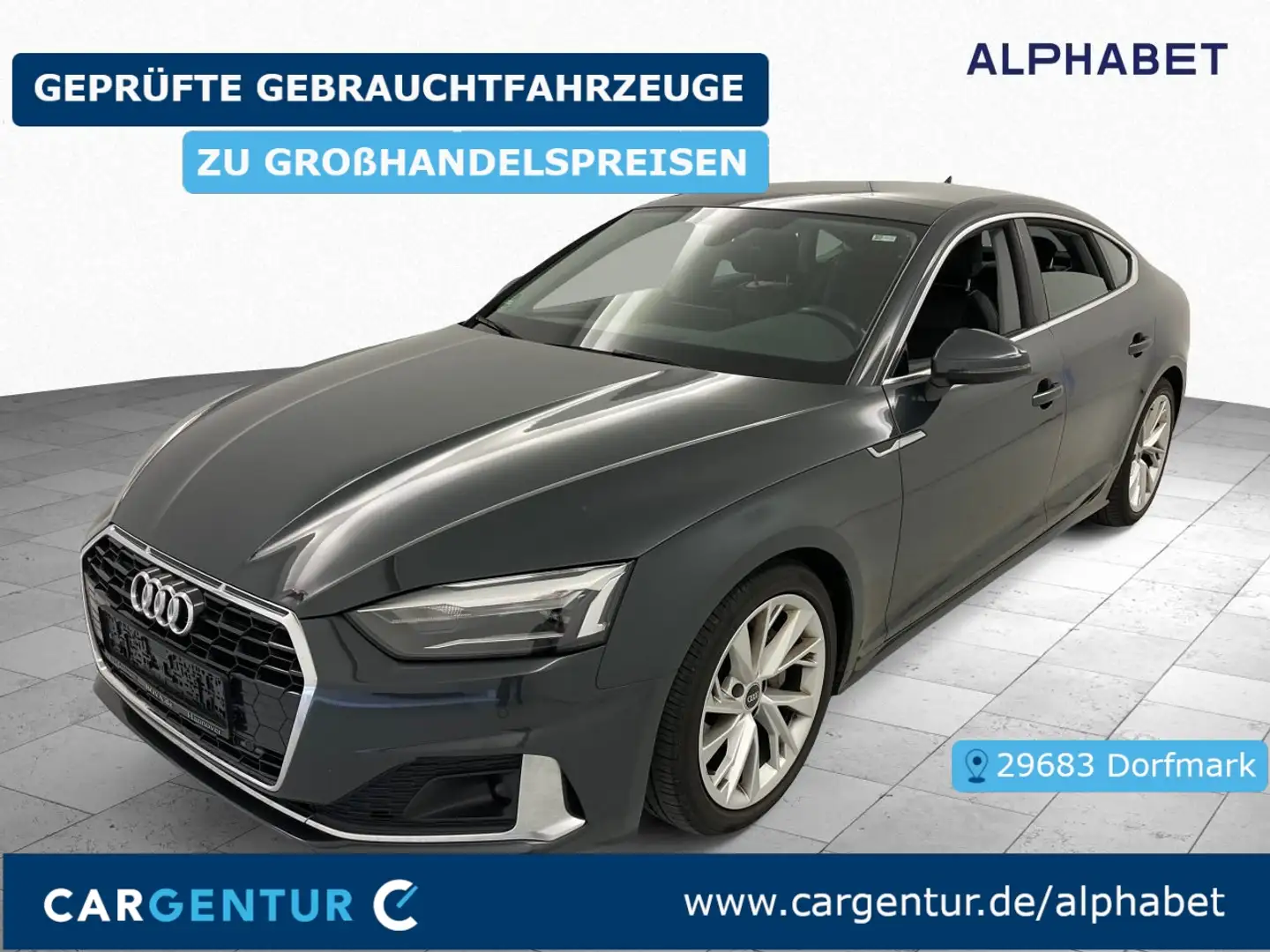 Audi A5 40 2.0 TDI quattro Sportback advanced Grau - 1