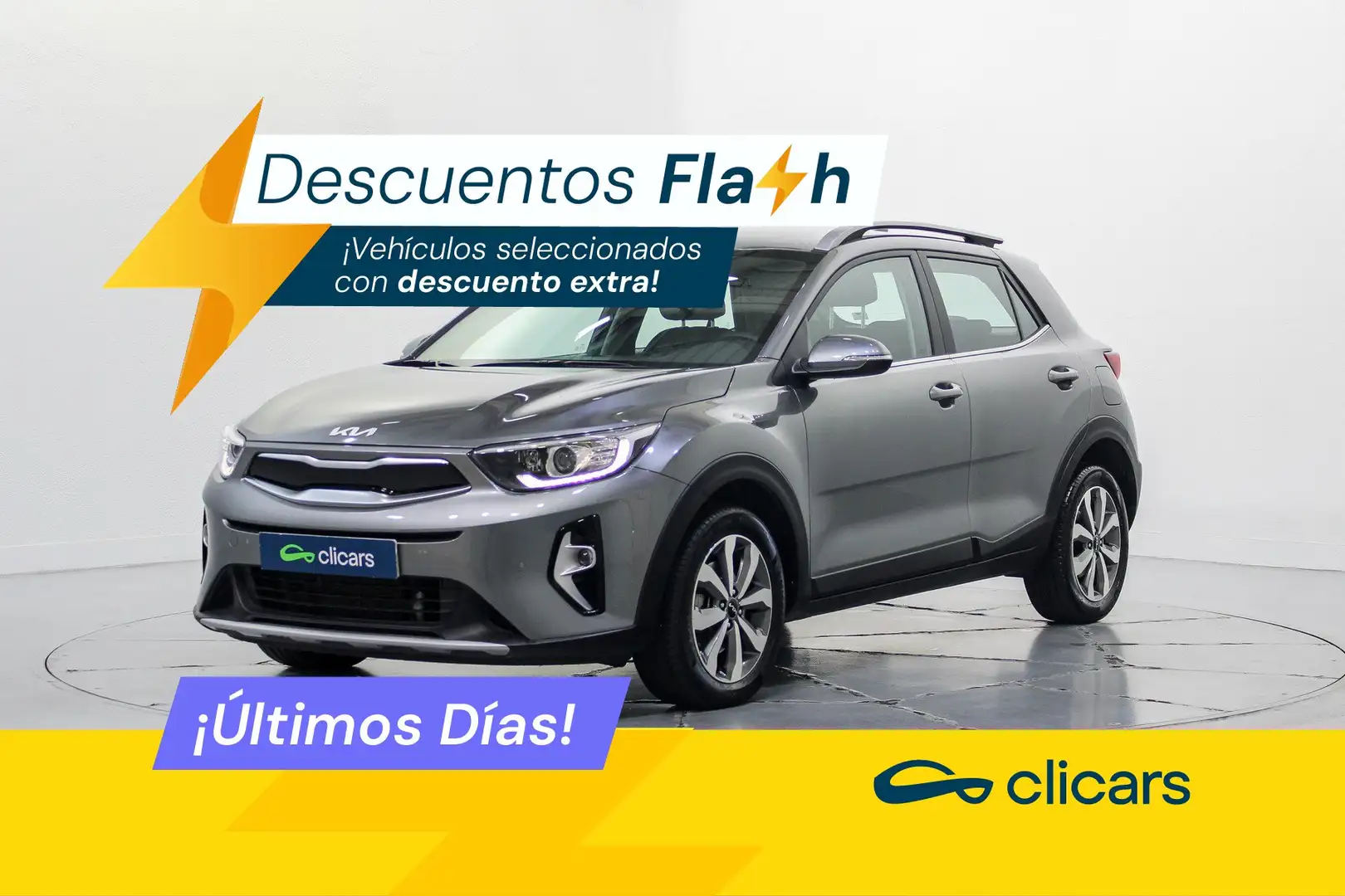 Kia Stonic 1.0 T-GDi MHEV Drive 100 Gris - 1