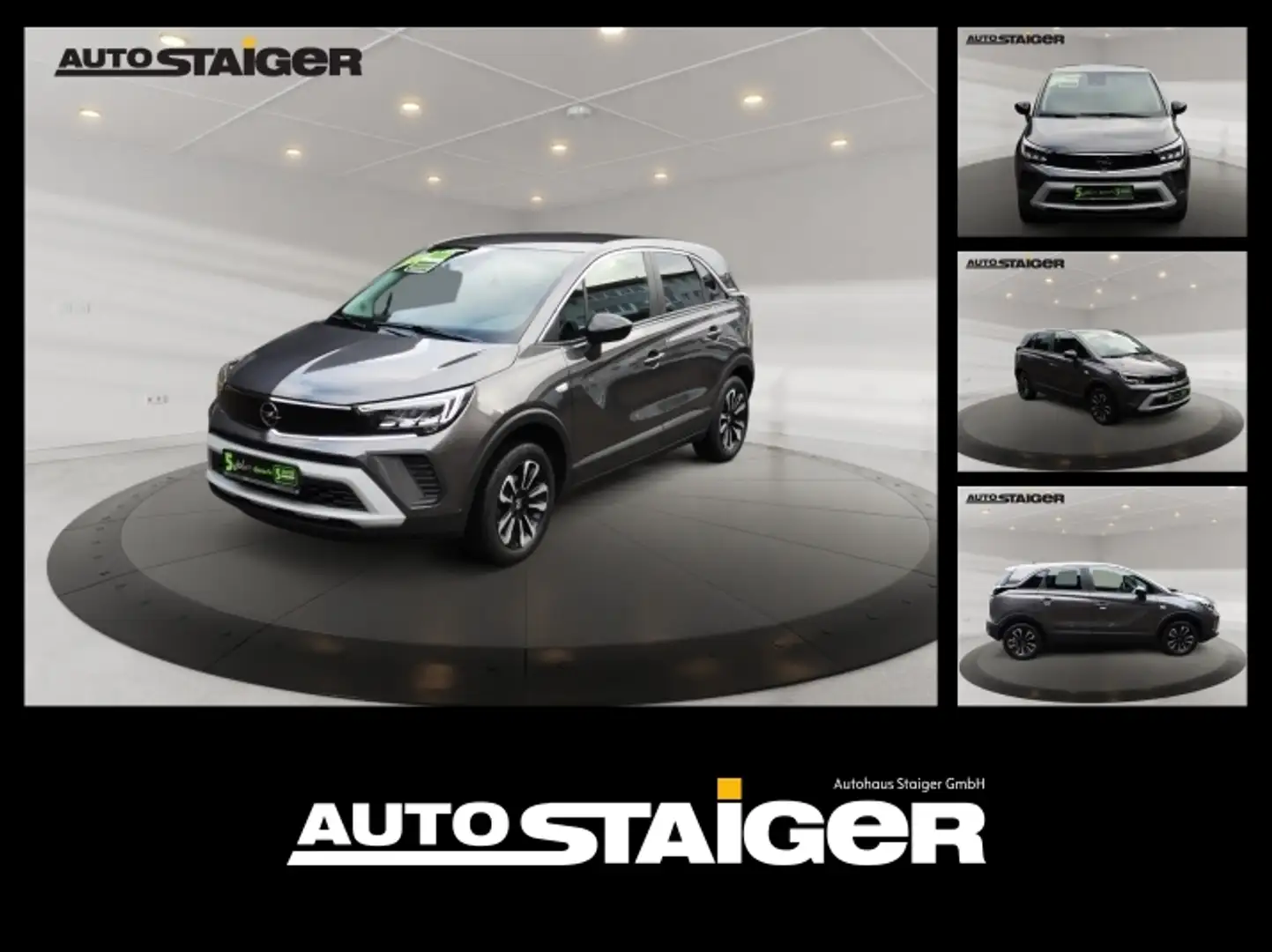 Opel Crossland 1.2 Turbo Automatik*Allwetter*Sitzhzg Šedá - 1