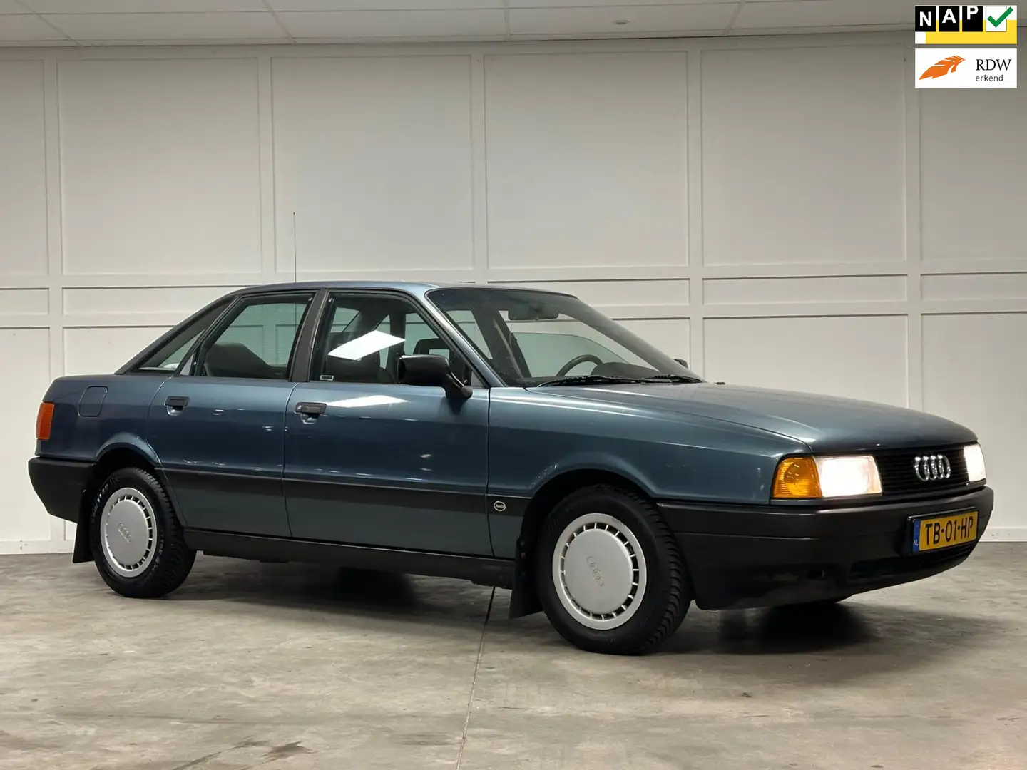 Audi 80 1.8 S / 63.187 KM NaP / 1988 / NL'se Auto Bleu - 1
