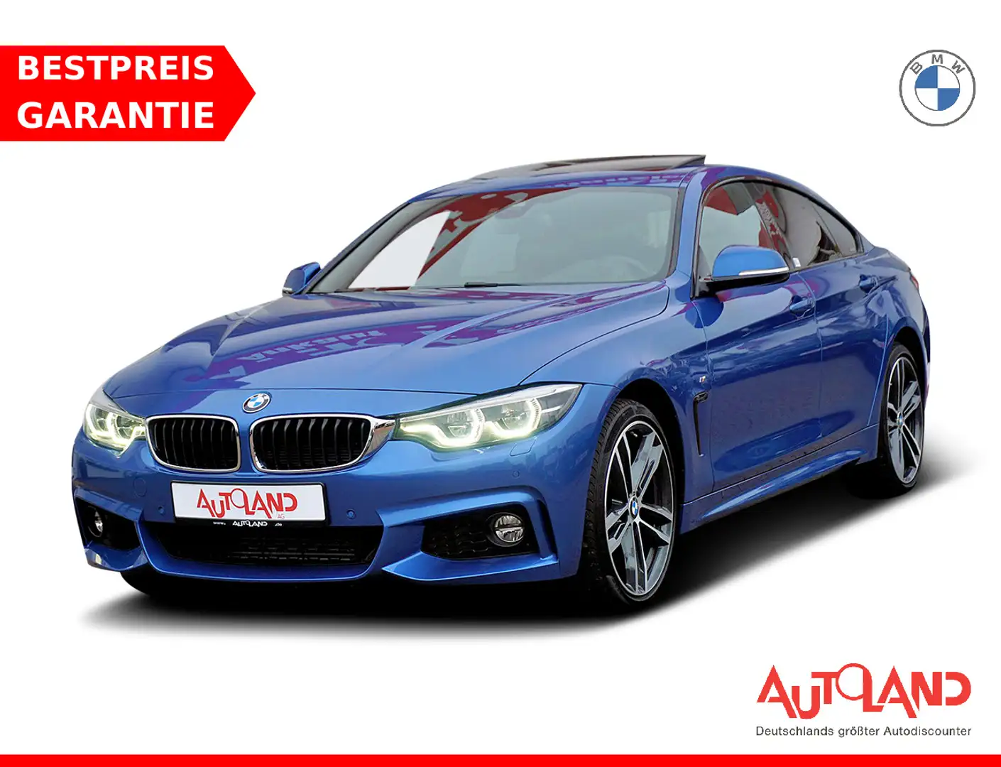 BMW 435 435d Gran Coupe xDrive M Sport Aut. LED Head-Up Blau - 1