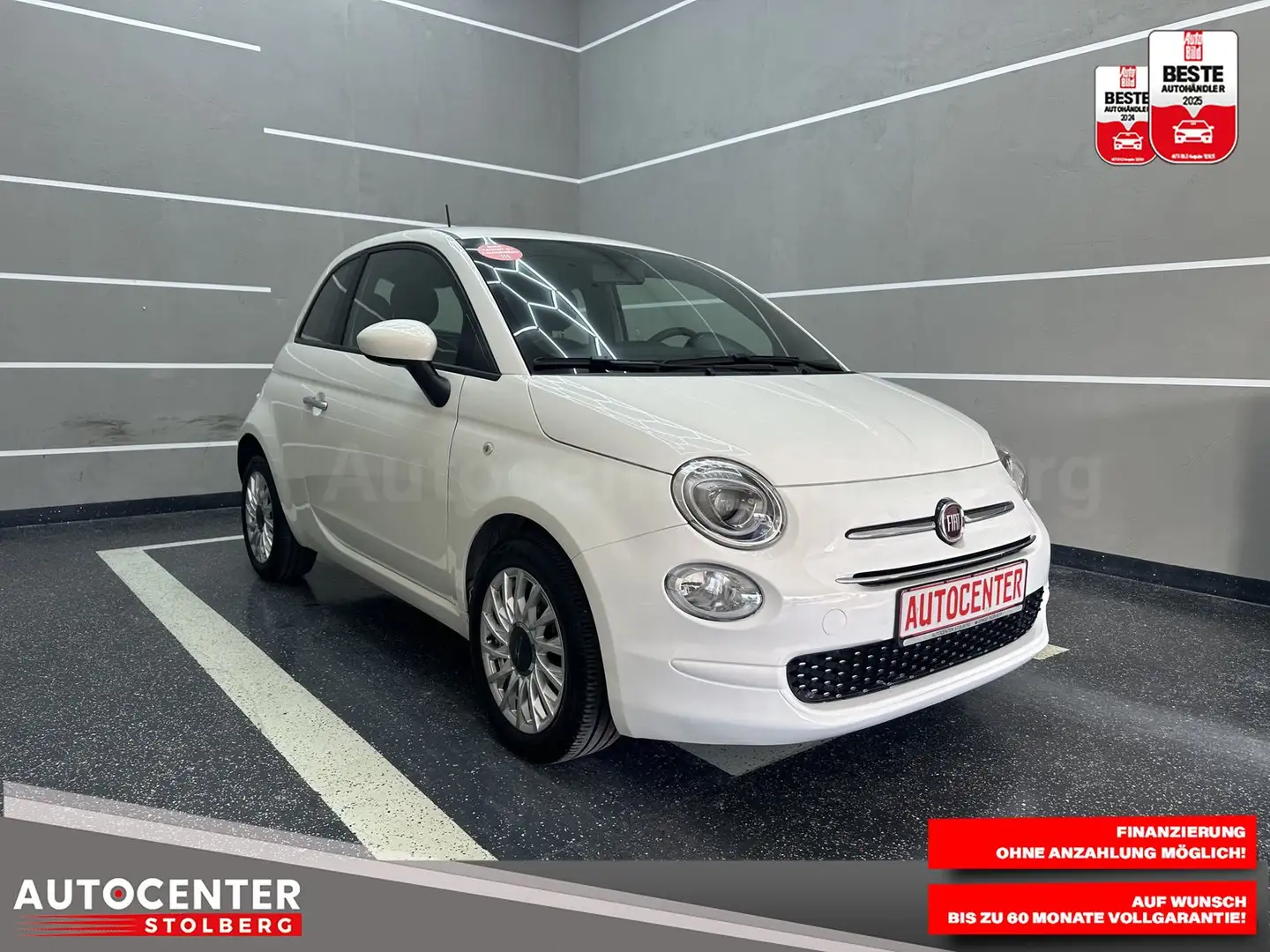 Fiat 500 "WENIG KM-KLIMA-USB-MULTI-ALU" Weiß - 2