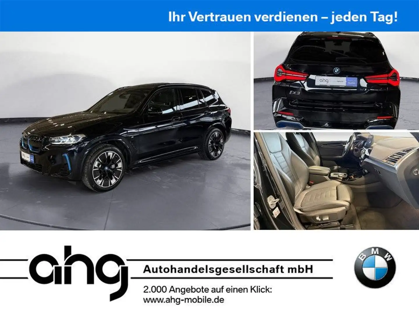 BMW iX3 ix3 iX3 IMPRESSIVE EDC Klimaaut. Head-Up Noir - 1