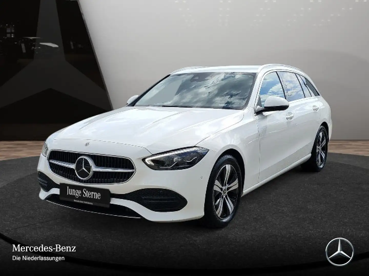 Mercedes-Benz C 220 d T 4M AVANTG+AHK+LED+STHZG+KAMERA+KEYLESS Weiß - 2