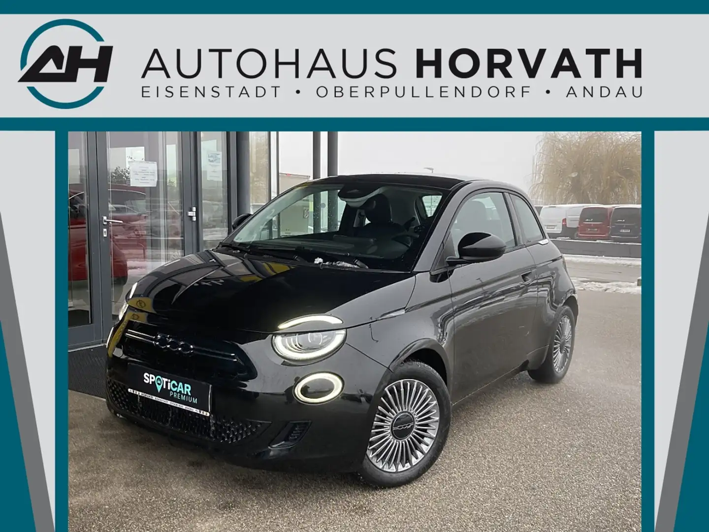 Fiat 500 Hatchback Hybrid Torino!TOP AKTION! Schwarz - 1