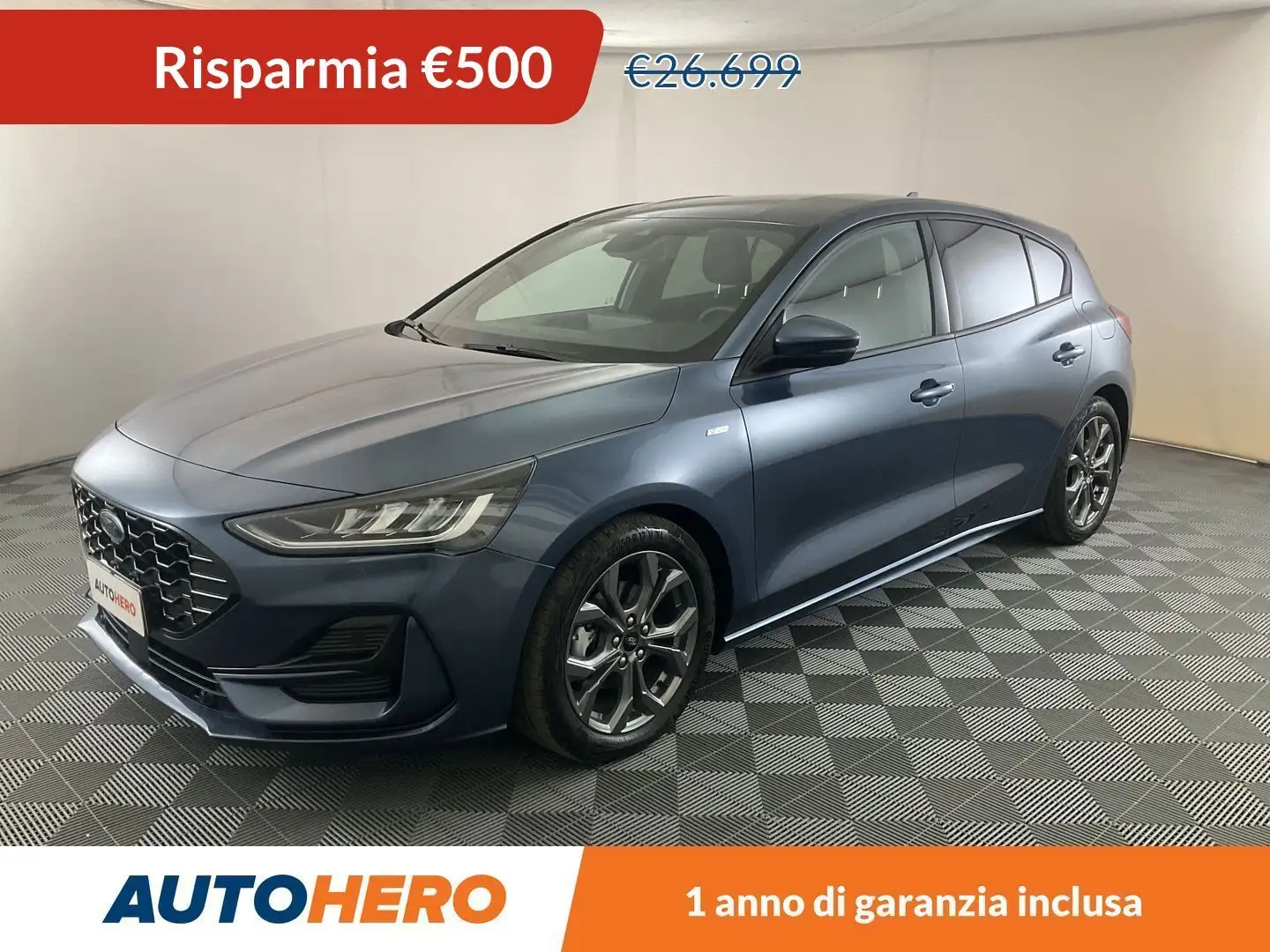 Ford Focus 1.5 TDCi EcoBlue ST-Line 115 CV automatico Blu/Azzurro - 1