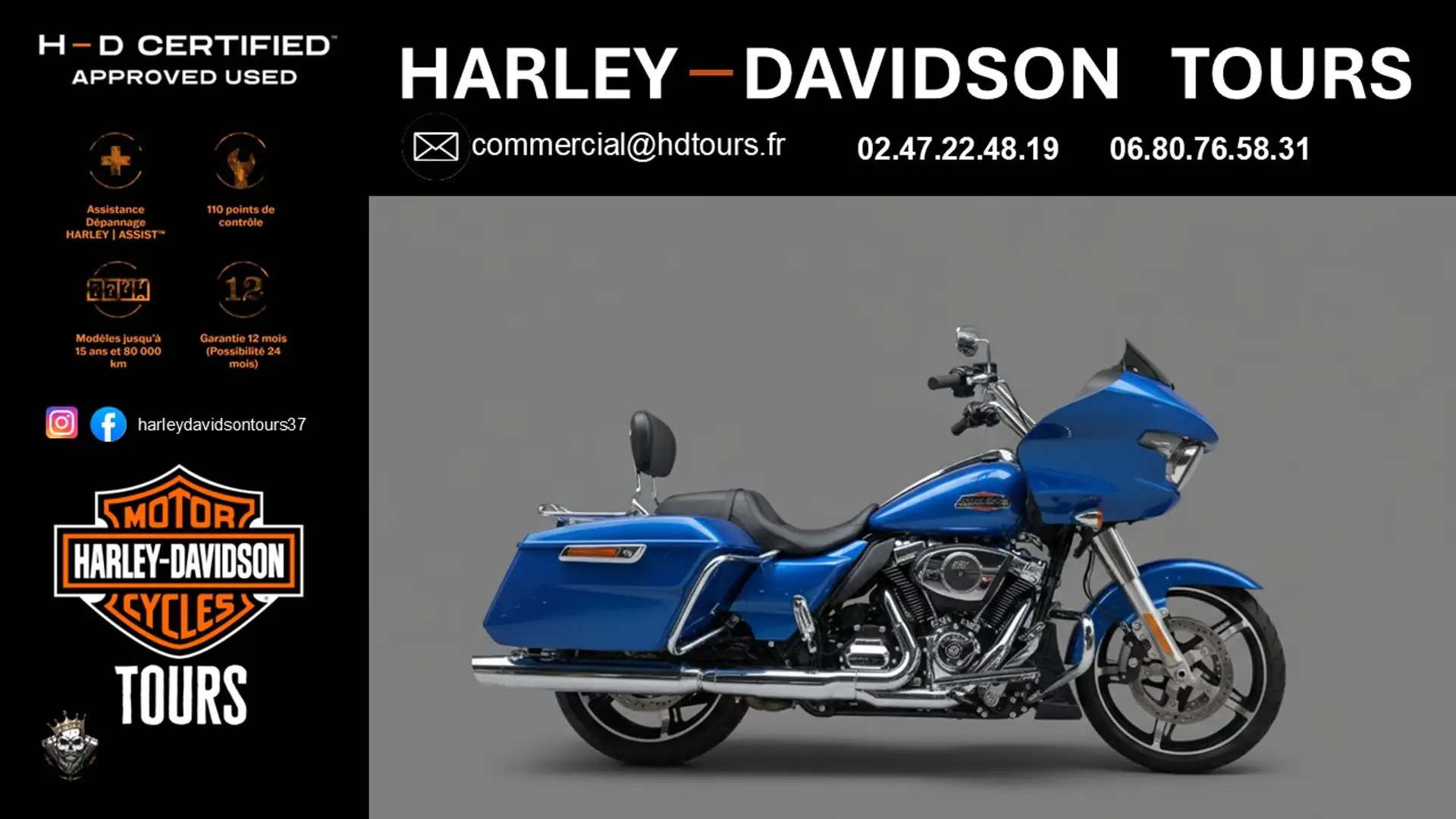 Harley-Davidson Road Glide Azul - 1