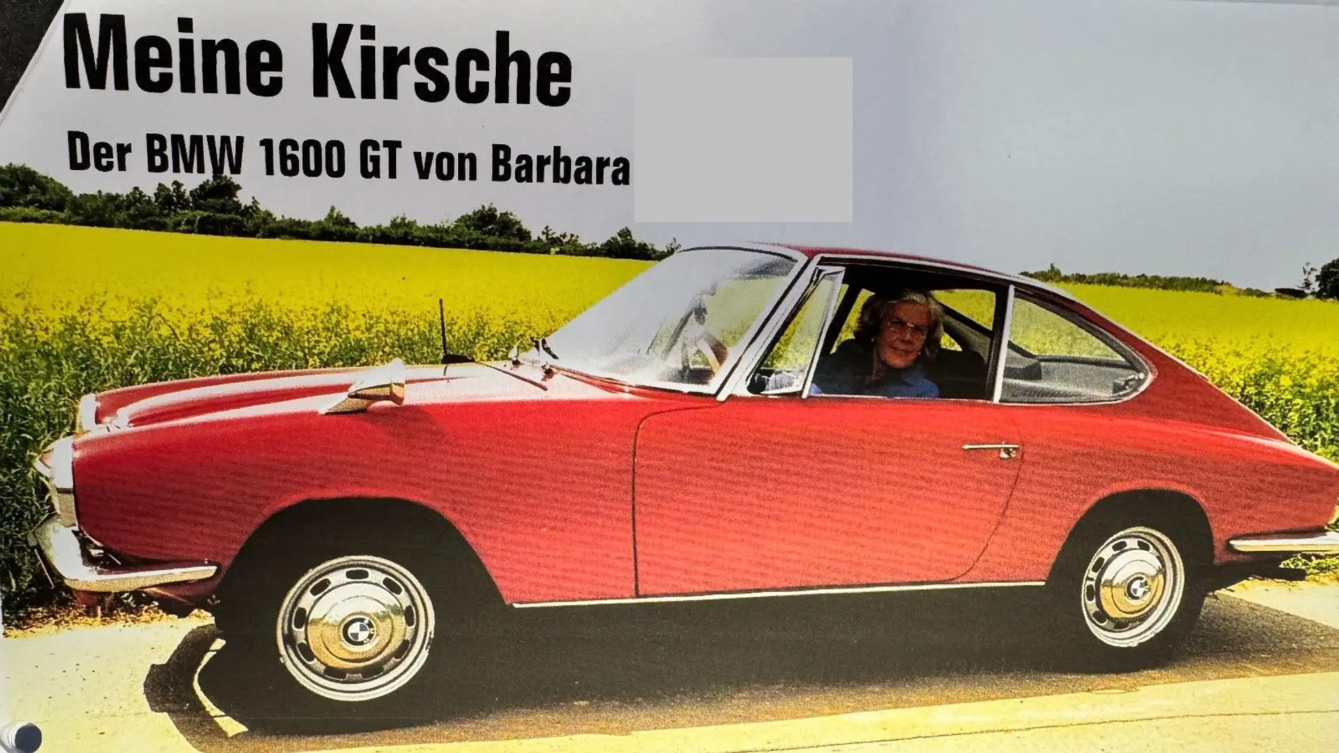 BMW 1600 GT Frua Coupé, seit 11/68  in 1. Damenhand! Red - 2