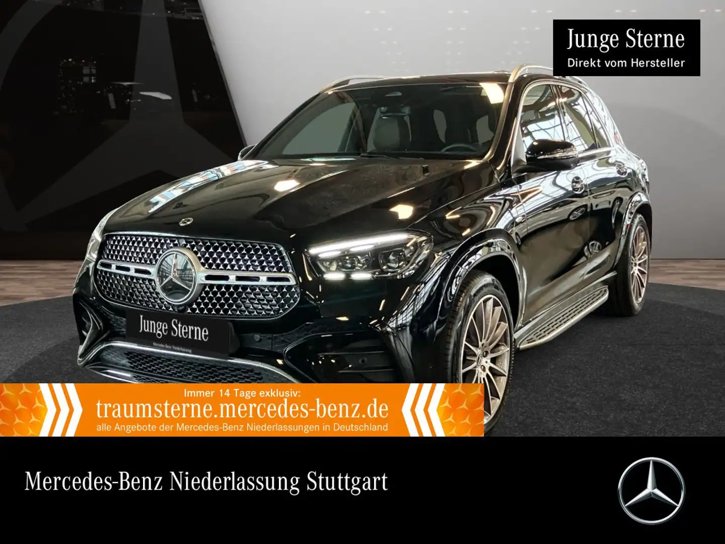Mercedes-Benz GLE 400 e 4M AMG+PANO+360+AHK+MULTIBEAM+21"+HUD+9G Noir - 1