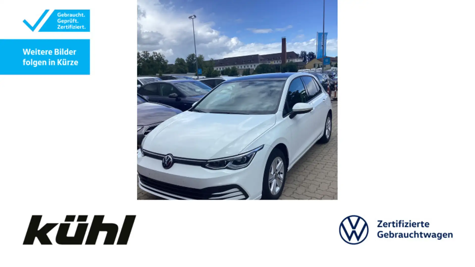 Volkswagen Golf VIII 1.5 TSI Life Navi,Pano,SHZ., Wit - 1
