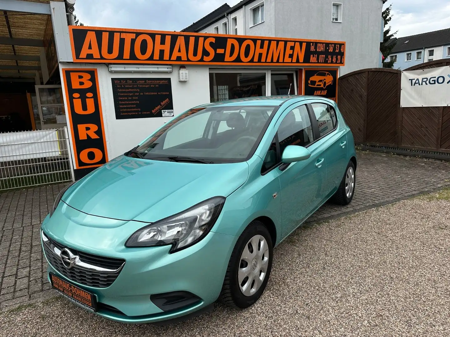 Opel Corsa E Edition+Scheckheft+1 Hand+Klima Blau - 1
