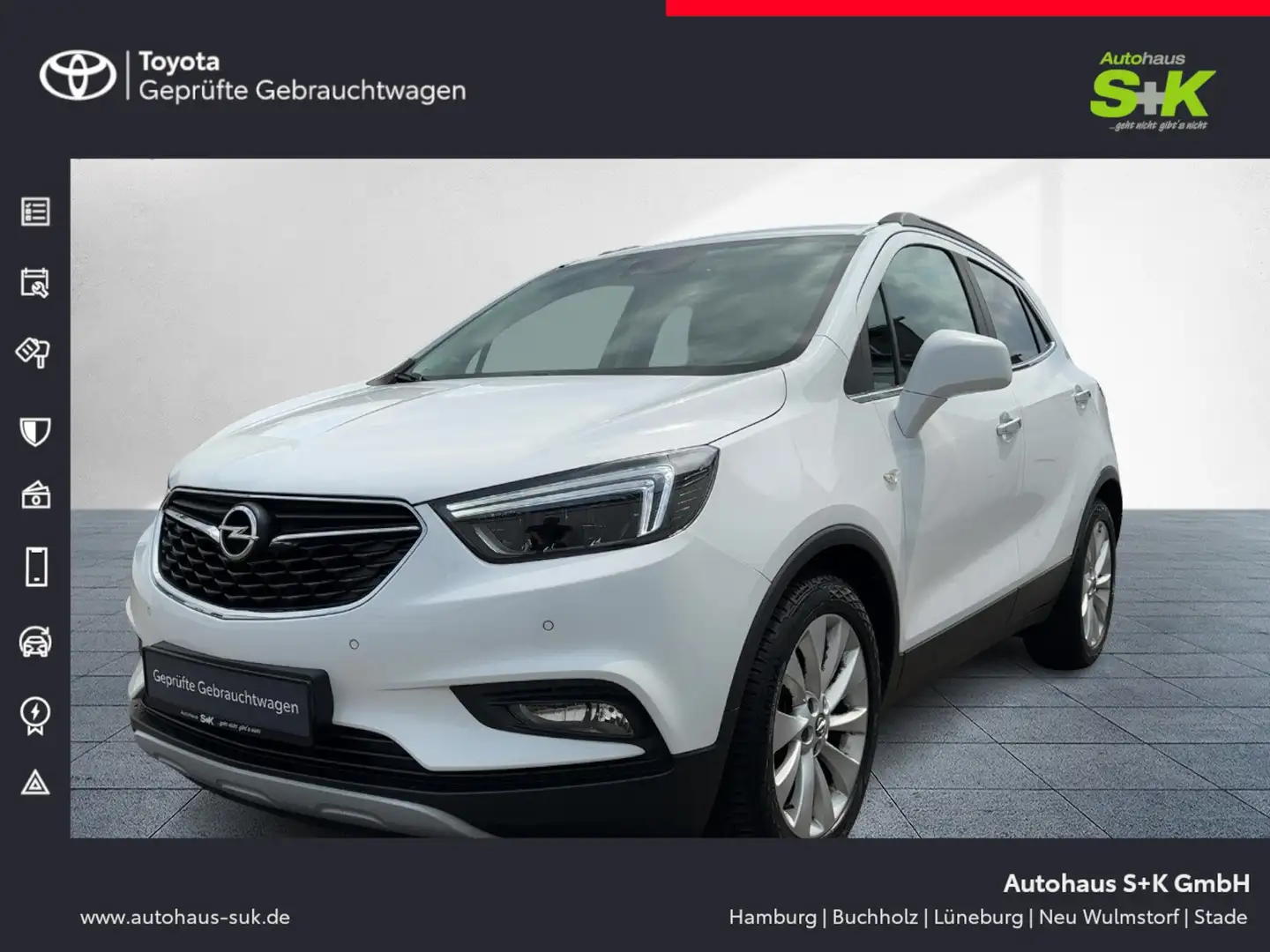 Opel Mokka X 1.4 Turbo Innovation*WINTER-P.+LED+NAVI+KAMERA* Weiß - 1