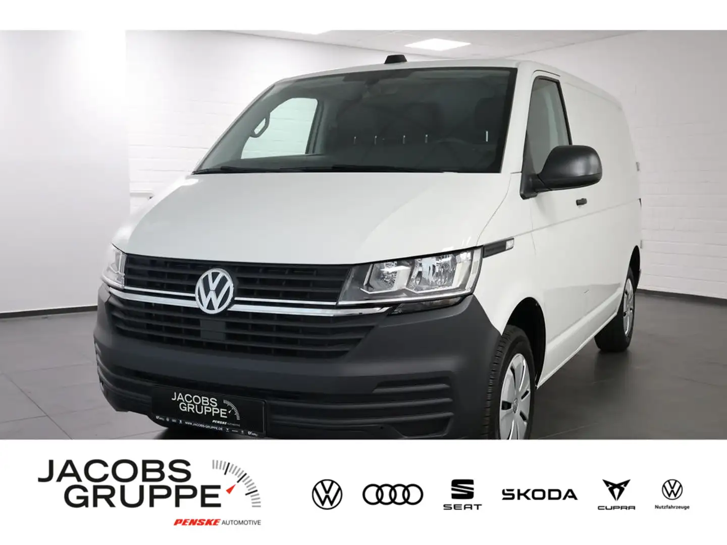 Volkswagen T6.1 Transporter Kasten 2.0 TDI GRA,Klima,ZV Weiß - 2