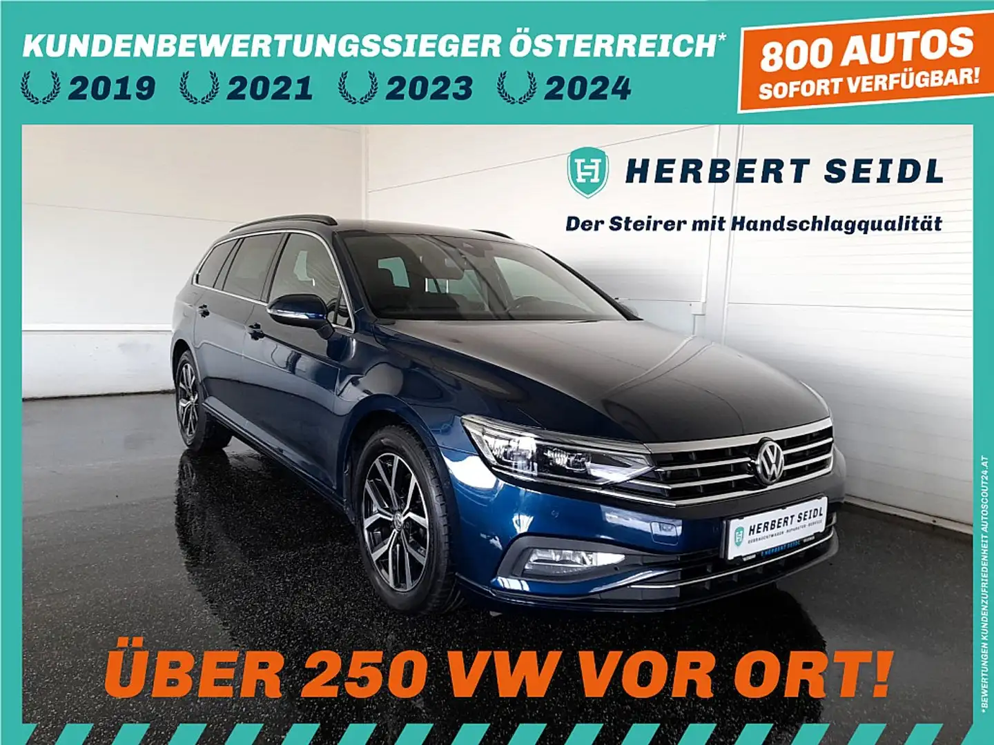 Volkswagen Passat Variant Business 2,0 TDI DSG *MATRIX-LED / NAVI / AHV &... Bleu - 1