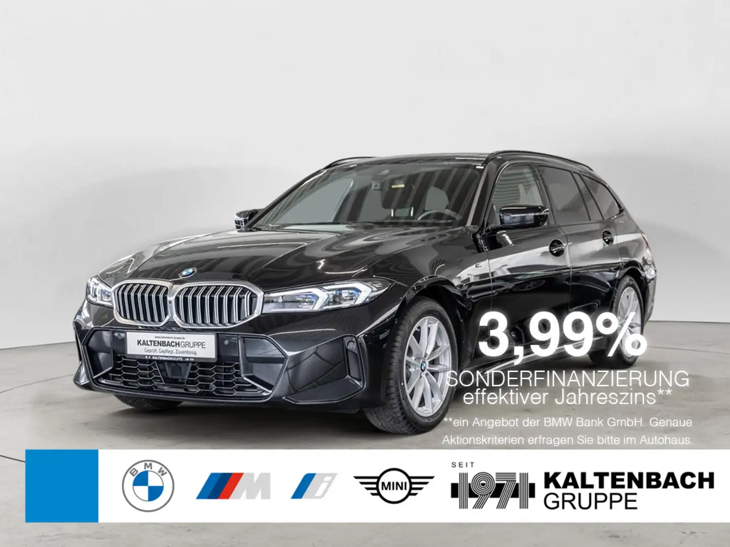 BMW 320 d Touring xDrive M-Sportpaket PANO AHK HUD Schwarz - 1
