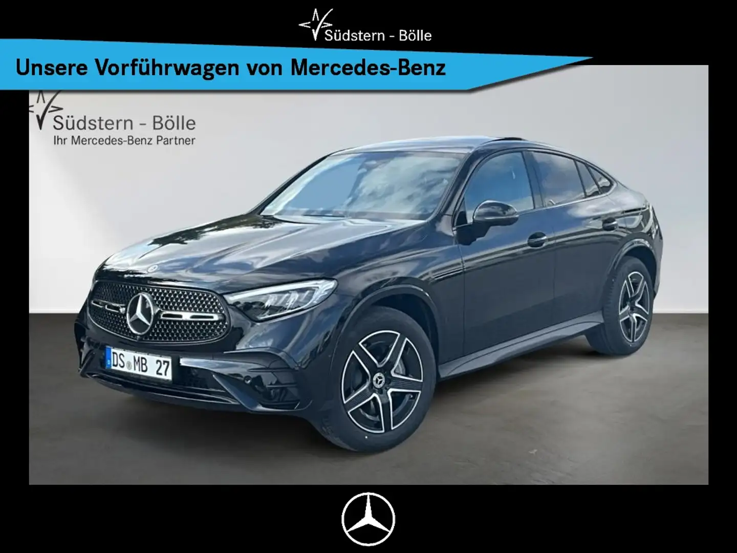 Mercedes-Benz GLC 220 d 4M Coupe AMG+AMBIENTE+DISTRO+MEMORY Noir - 1