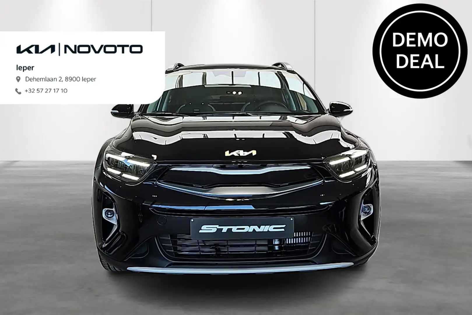 Kia Stonic 1.0 T 100 Inspire Plus DCT Zwart - 2