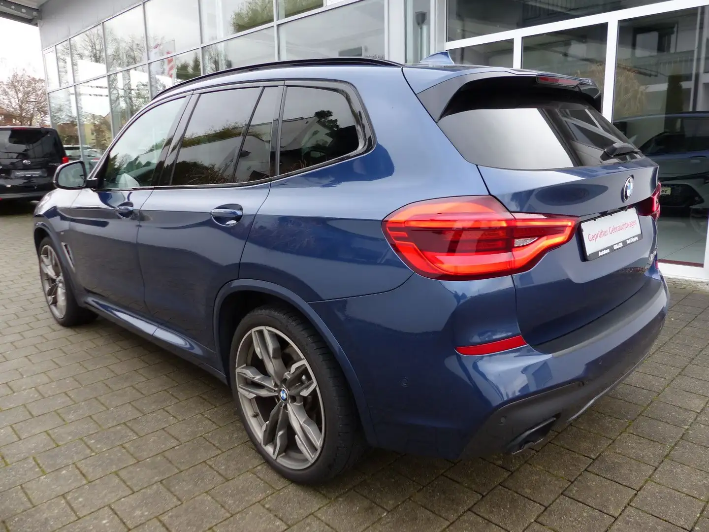 BMW X3 M40i Vollausst. Navi Pano Leder Alu21" AHK Bleu - 2