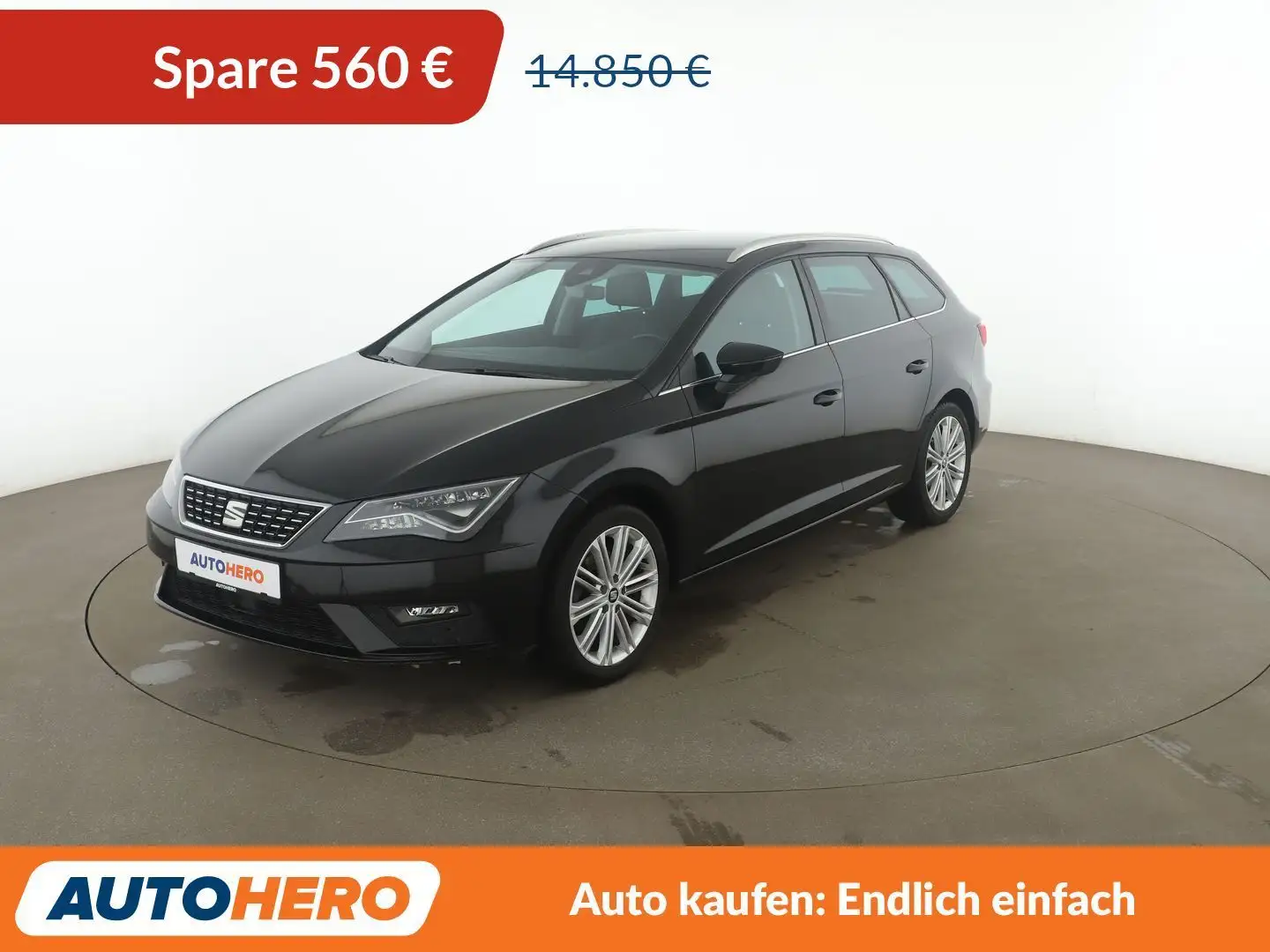 SEAT Leon 1.5 TSI ACT Xcellence*NAVI*CAM*LED*PDC*SHZ*ACC* Noir - 1