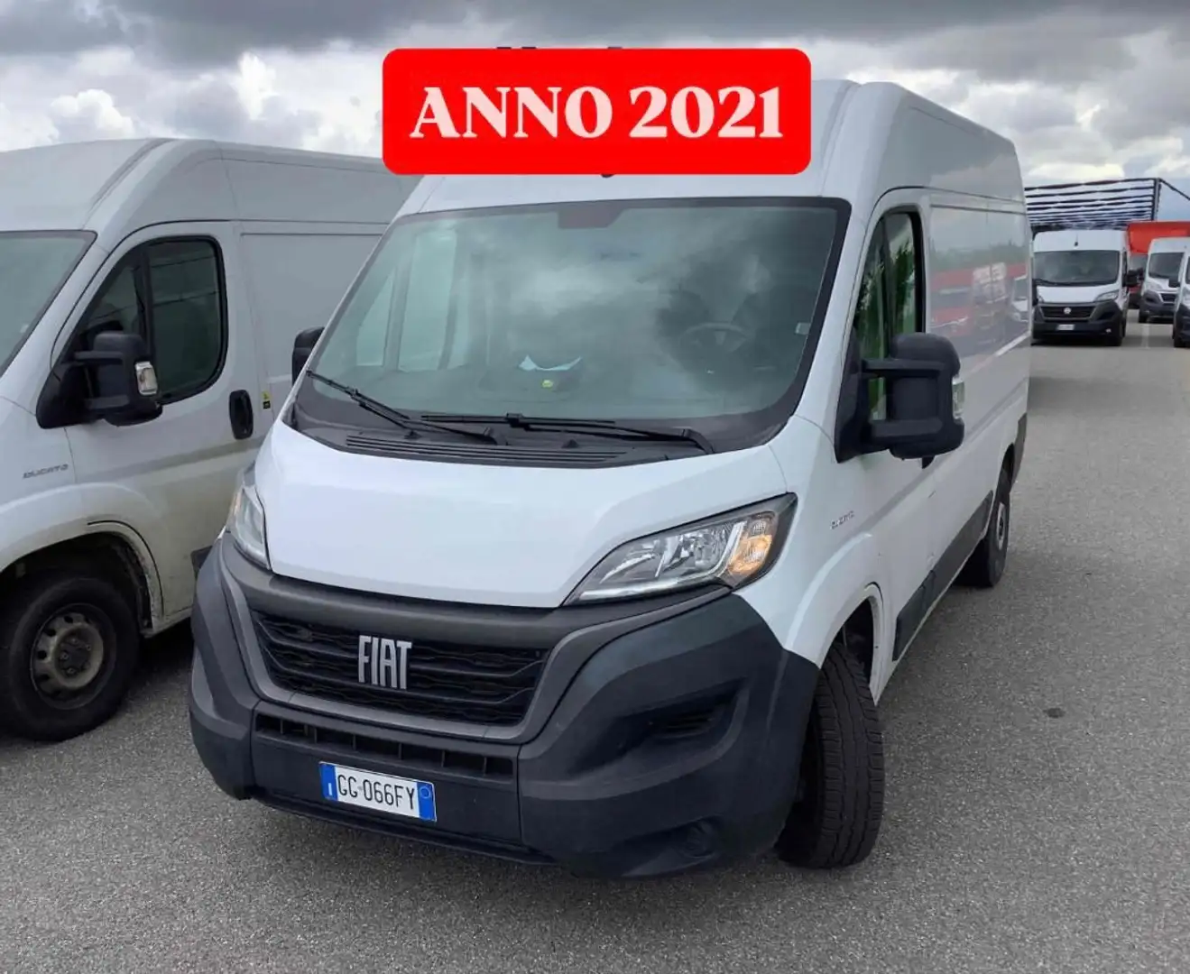 Fiat Ducato 2.2mjt 140cv L2H2 FURGONE Anno 2021 Bianco - 2