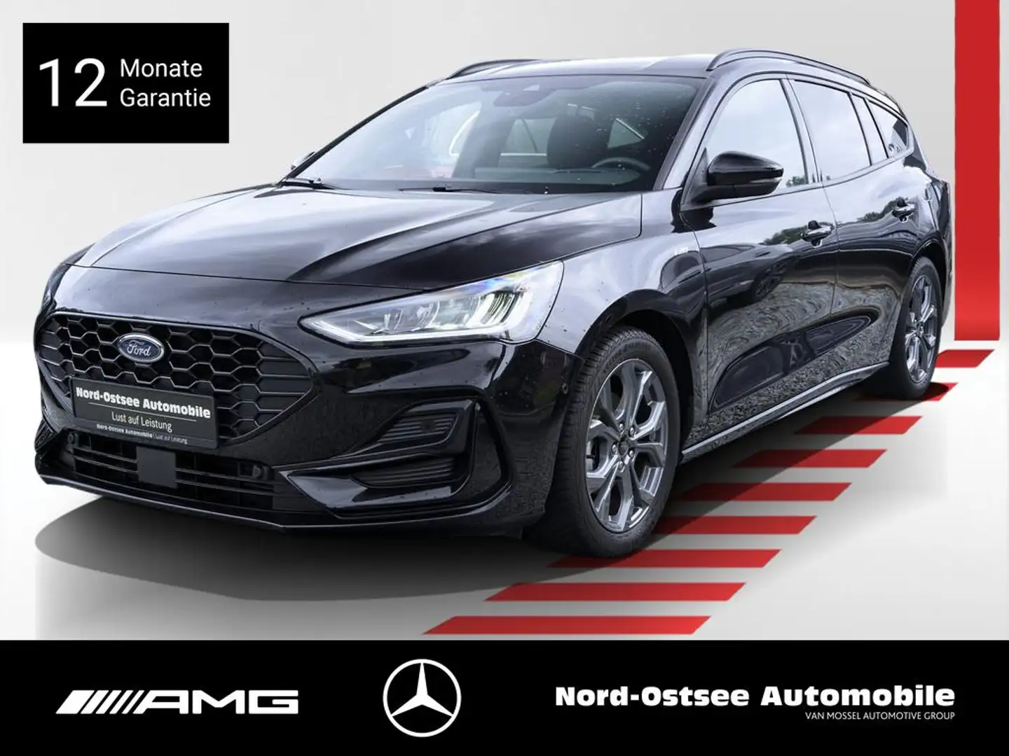 Ford Focus 1.0 ST-LINE X AHK ACC KAMERA AMBIENTE Schwarz - 1