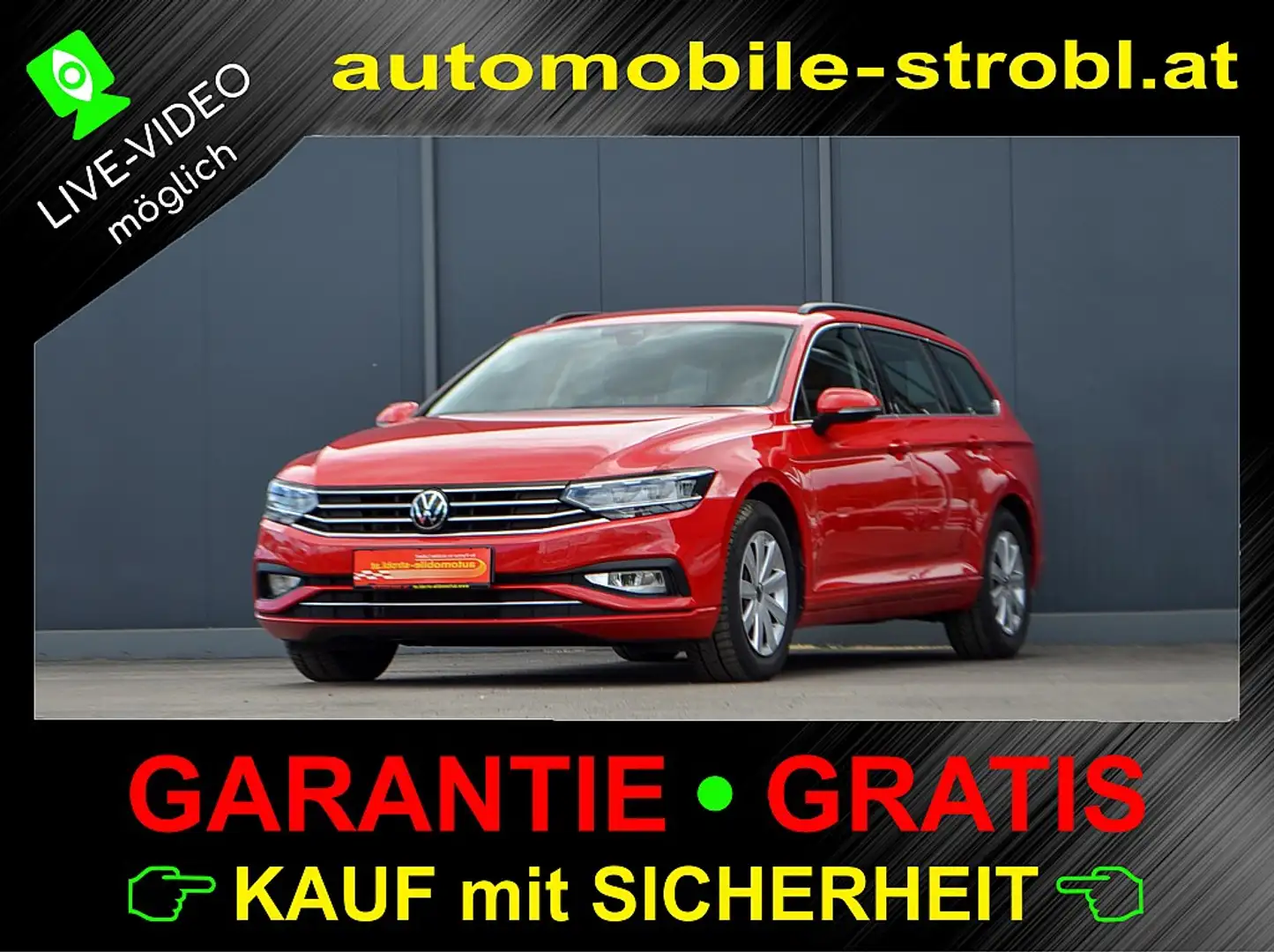 Volkswagen Passat Variant Busin. 2,0 TDI DSG *ACC*Virt.C.*Massage*Garantie* Rot - 1