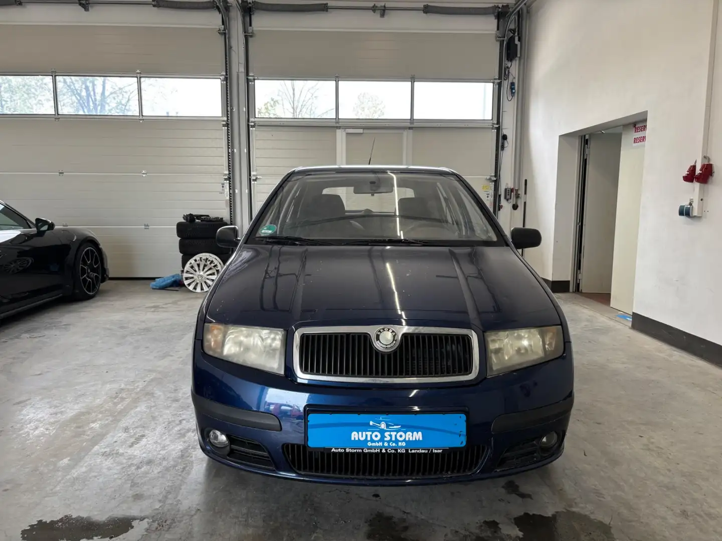 Skoda Fabia 1.2 Classic*Klimaanlage*el.Fenster*Zentralverriegl Blauw - 2