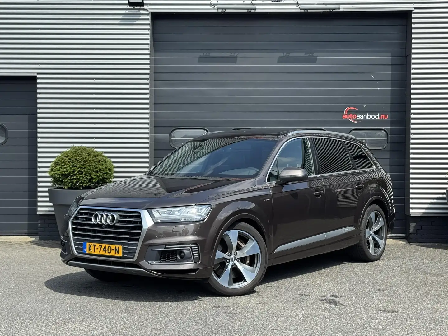 Audi Q7 3.0 TDI e-tron quattro Sport S-Line | Panoramadak Hnědá - 1