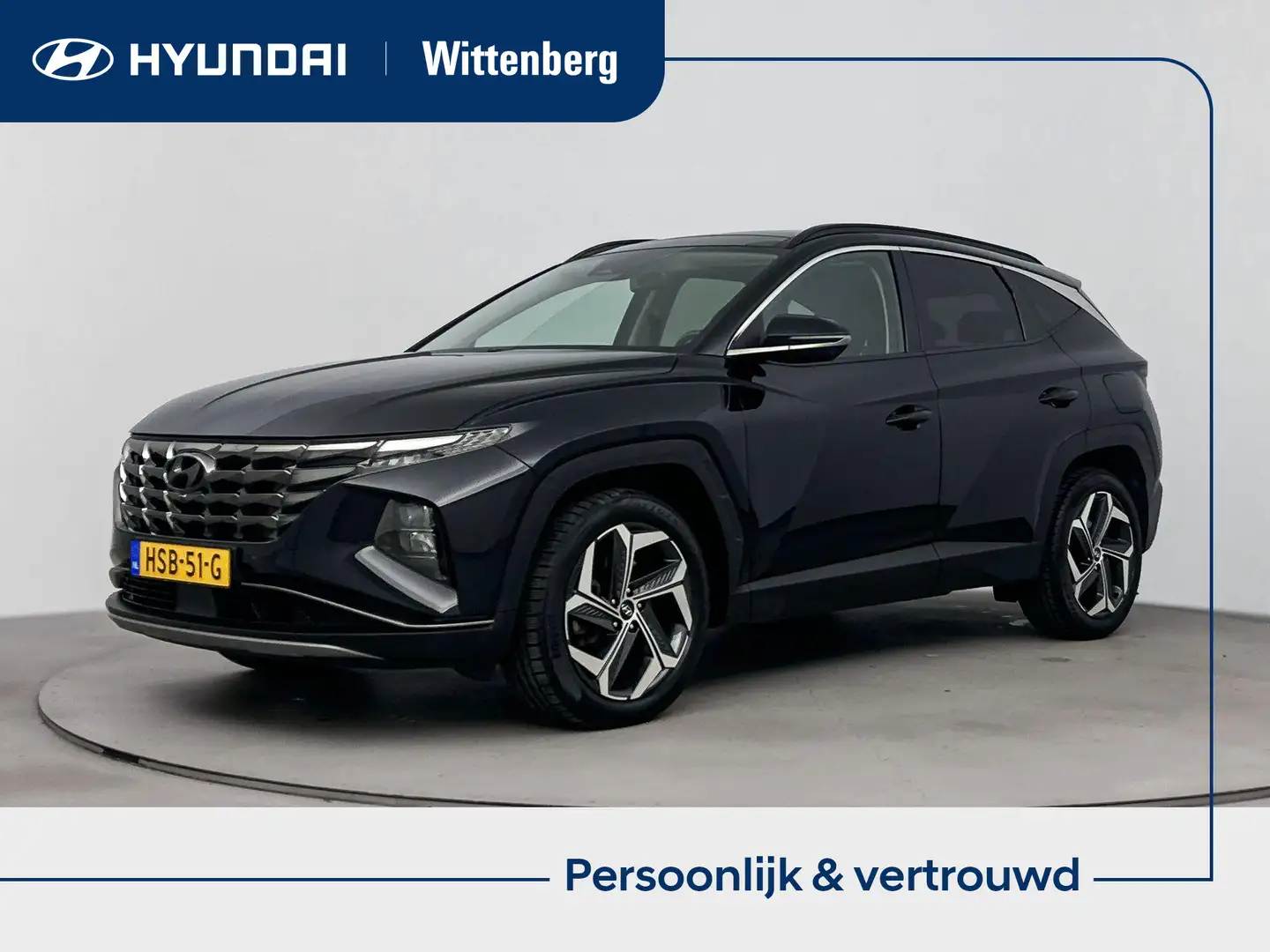 Hyundai TUCSON 1.6 T-GDI HEV Premium Sky | Navi |Apple carplay | Zwart - 1