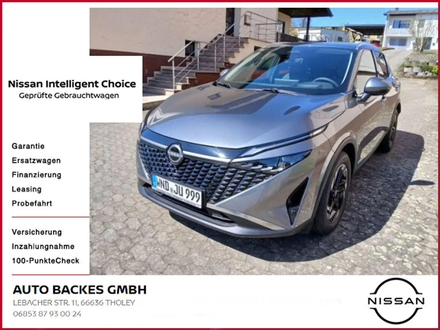 Nissan Qashqai 1.5 VC-T N-Connecta e-Power Navi + 4 Kam Gris - 1