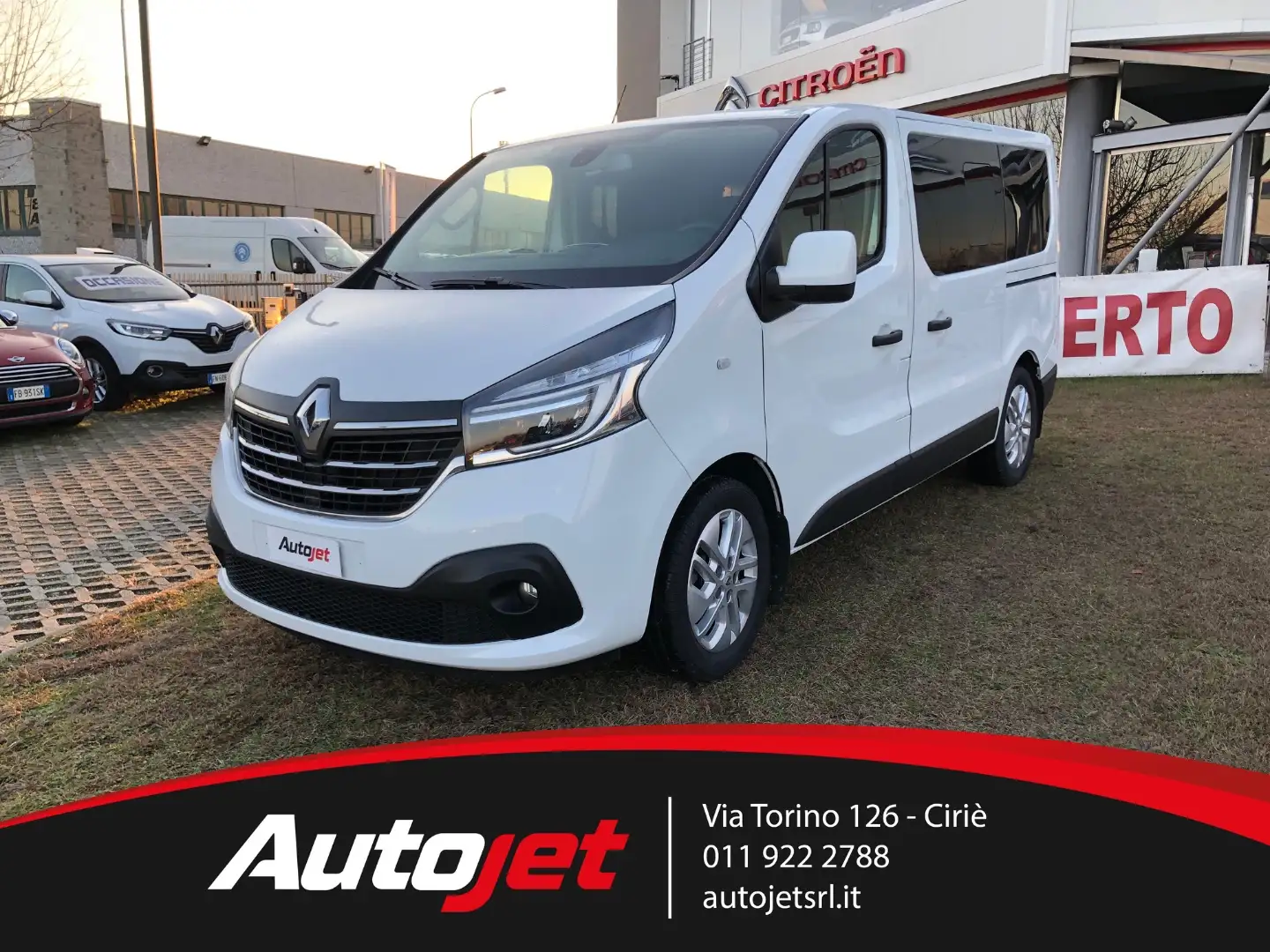 Renault Trafic 2.0 Hdi 130 Cv 8 Posti Bianco - 1