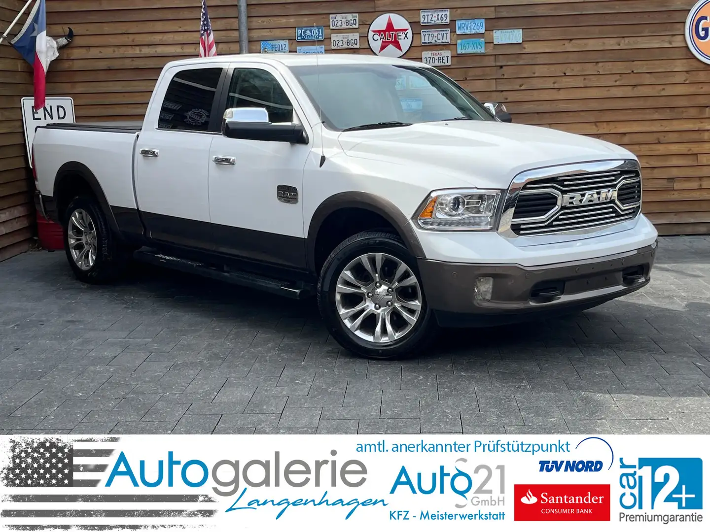 Dodge RAM 1500 Longhorn 5.7L LPG Memory Navi Leder Weiß - 1