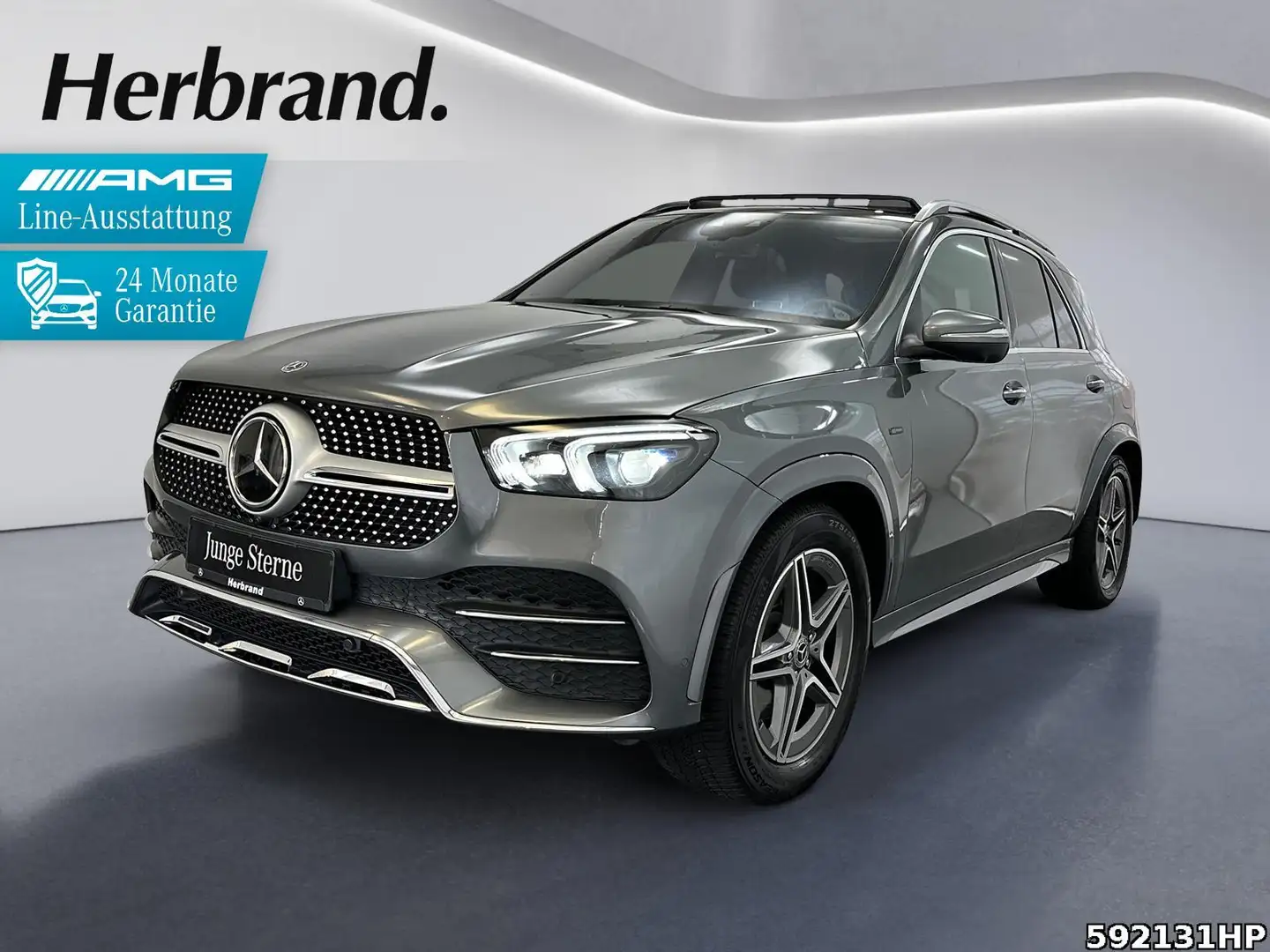 Mercedes-Benz GLE 350 de 4M AMG Pano AHK 360° AIRMATIC KEYLESS Grau - 1