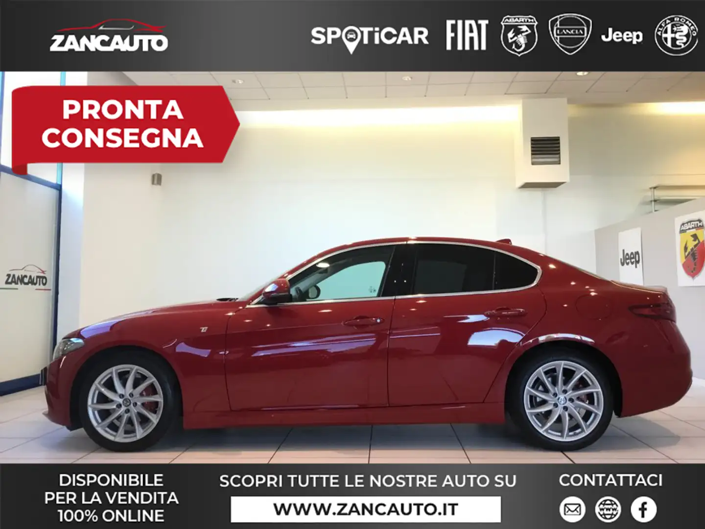 Alfa Romeo Giulia Giulia 2.0 Turbo 200 CV AT8 Ti MY20 Rojo - 1