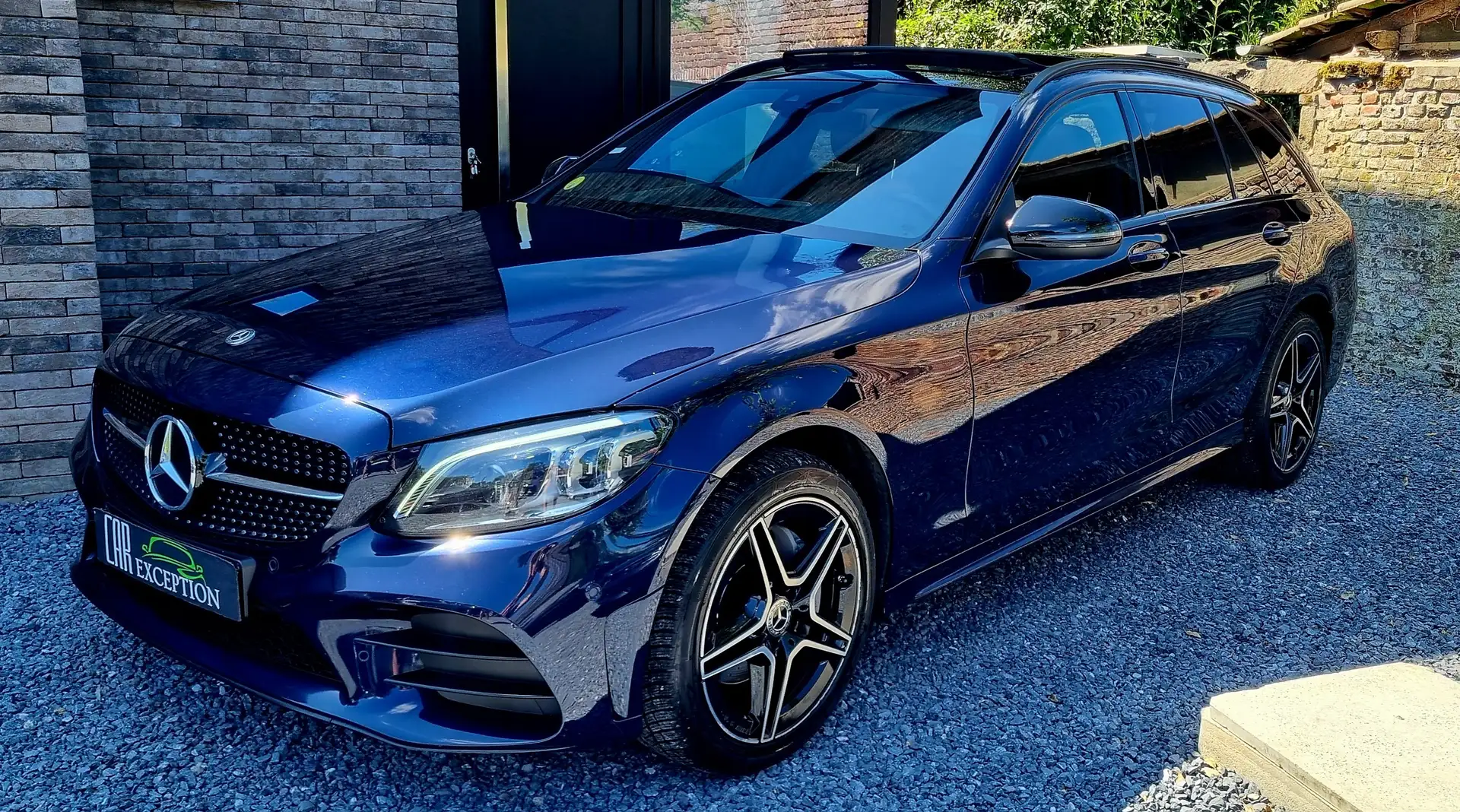 Mercedes-Benz C 200 C 200 d Pack AMG, Pack Night, Pano... Blauw - 1