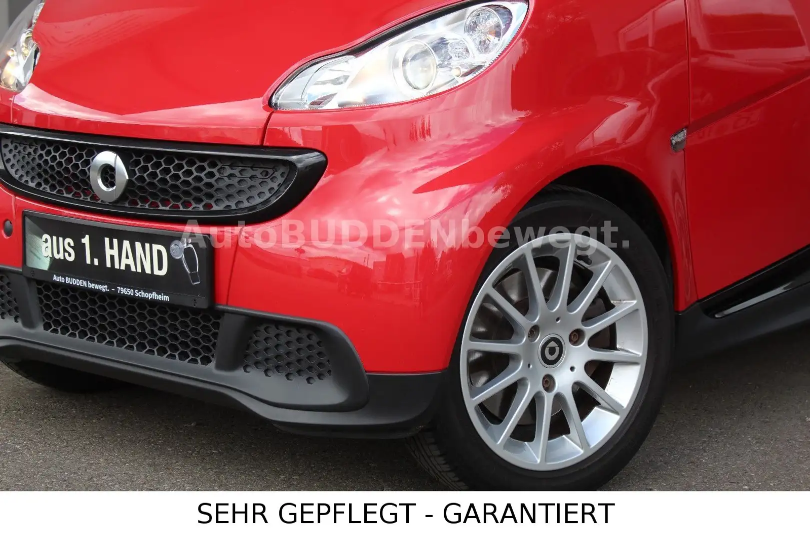 smart forTwo FORTWO COUPE PURE MHD - AUTOMATIK+KLIMA- 1. HAND Rot - 2