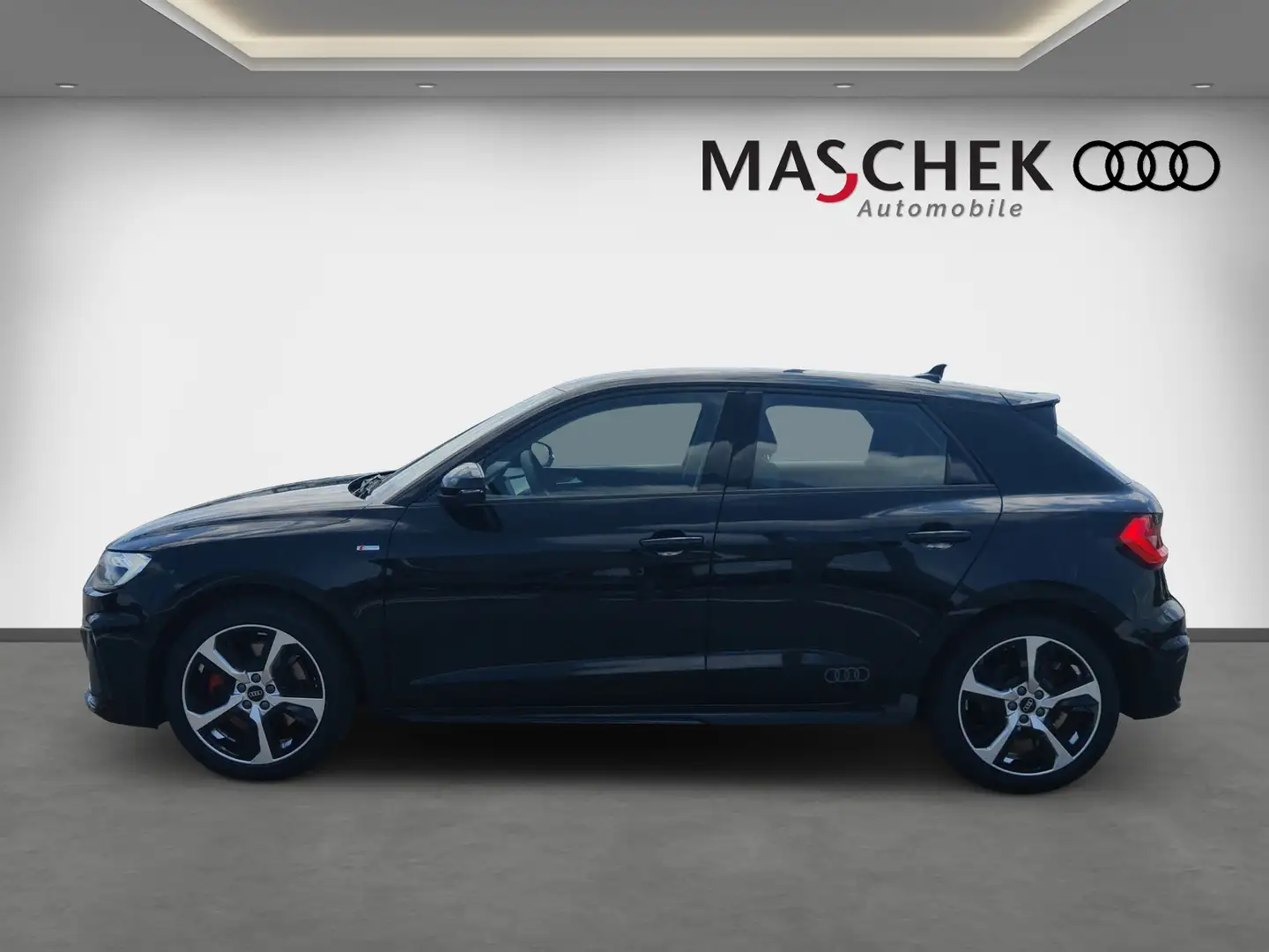 Audi A1 Sportback 40 TFSI S-Line 5JGar PDC Klima Noir - 2