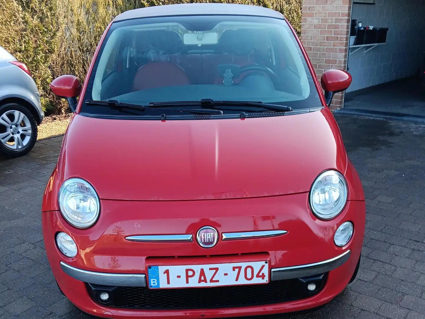 Fiat 500C 1.3 diesel Червоний - 1