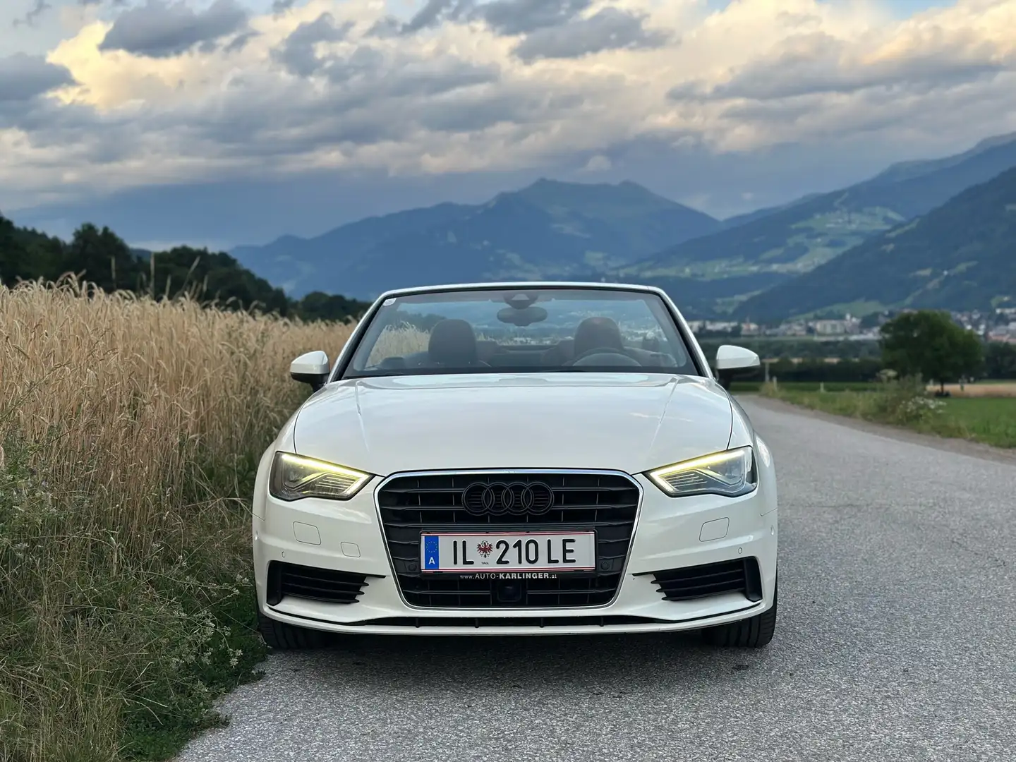 Audi A3 Cabriolet 2,0 TDI S-tronic Weiß - 2