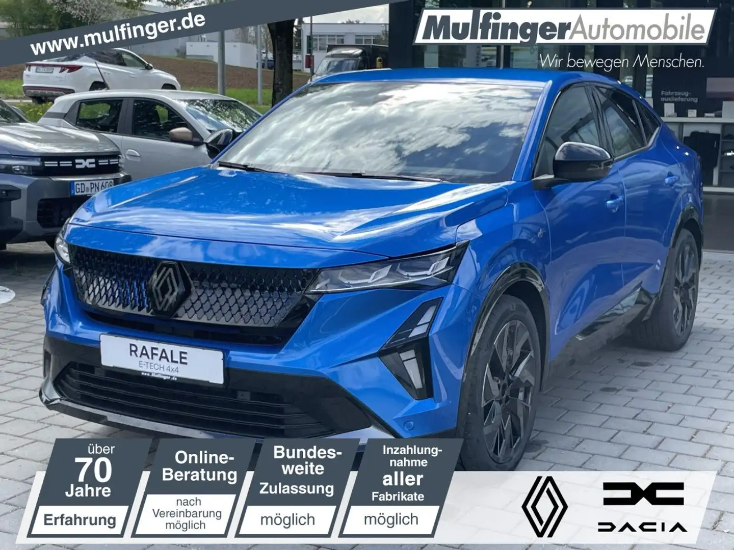 Renault Rafale Esprit Alpine E-Tech Plug-in Hybrid 300 4X4 Bleu - 1