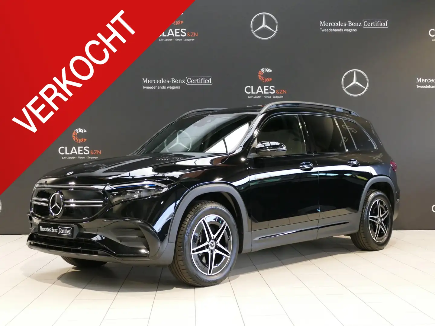 Mercedes-Benz EQB 300 4MATIC AMG Line DOS 8040 Zwart - 1