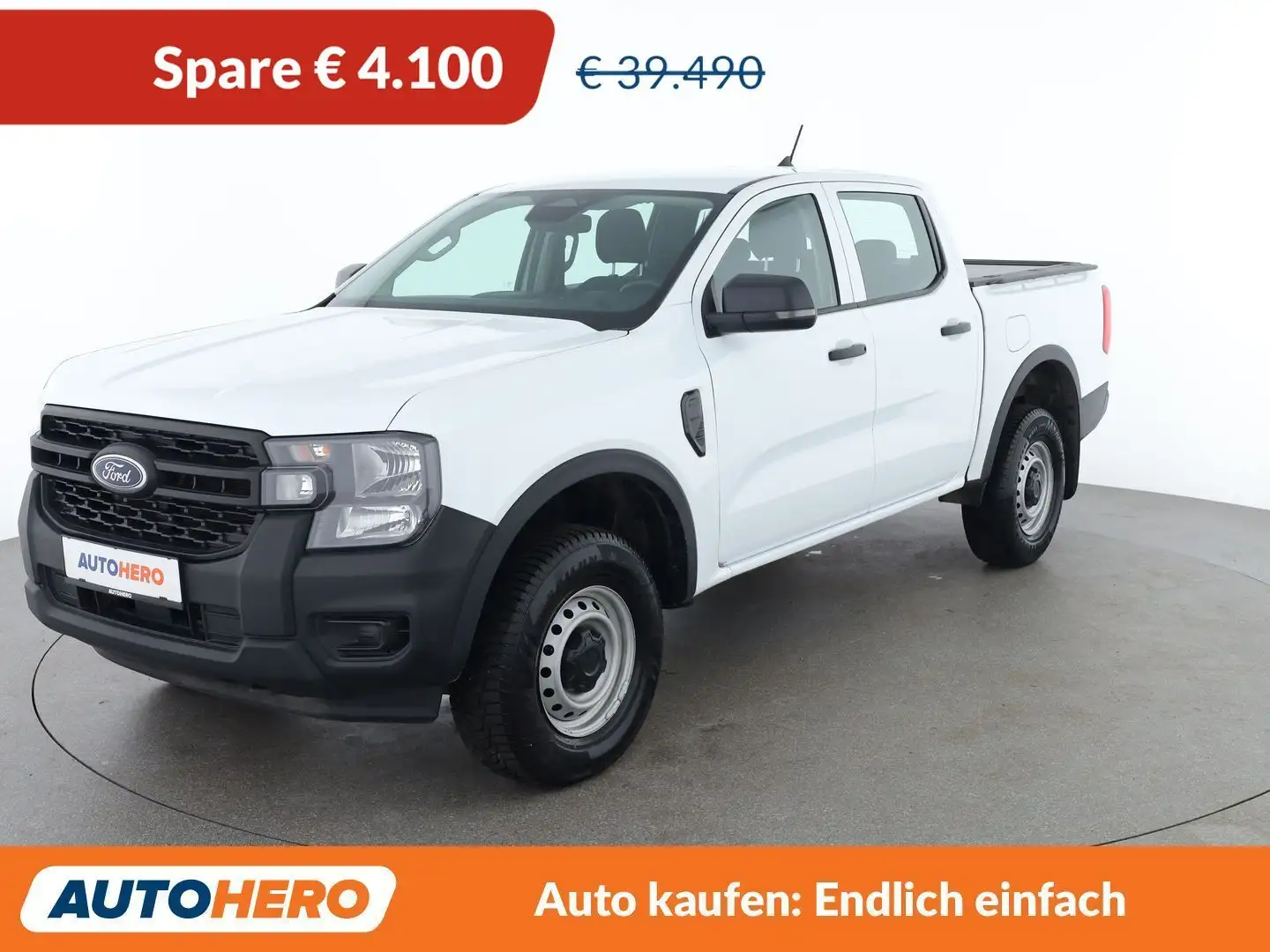 Ford Ranger 2.0 TDCi EcoBlue XL 4WD Doppelkabine Weiß - 1