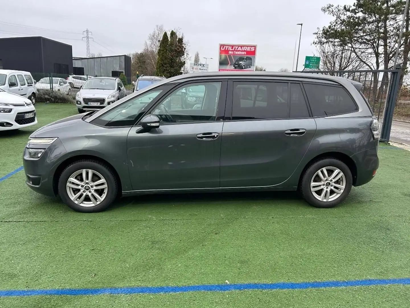 Citroen Grand C4 Picasso 1.6 E-HDI 115 CONFORT ETG BVA Gris - 2
