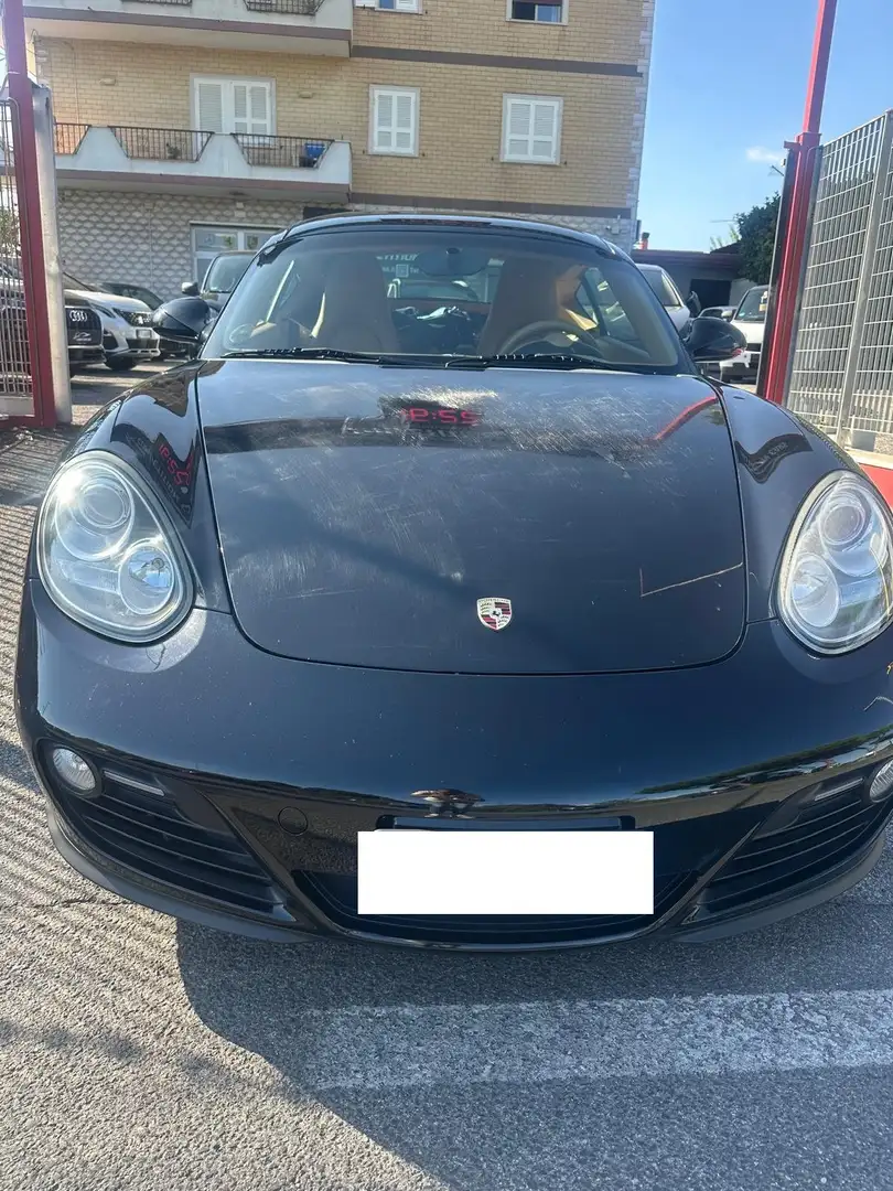 Porsche Cayman BLACK EDITION PELLE FRAU 265CV MAUALE Noir - 1