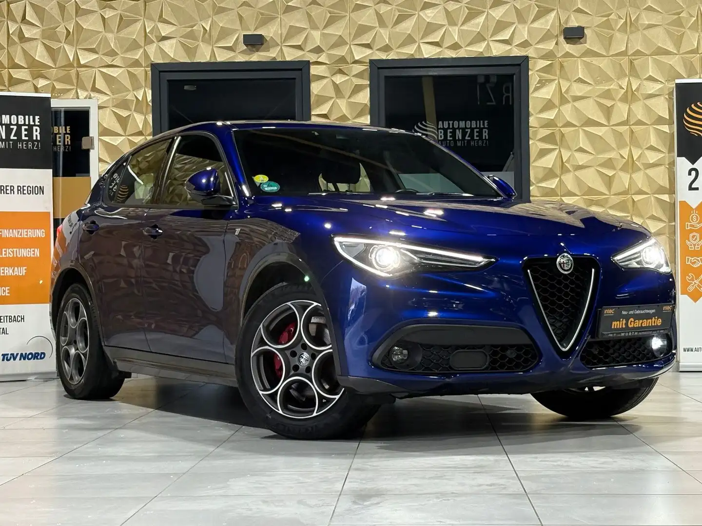 Alfa Romeo Stelvio Ti Q4/MEMORY/NAVI/KAMERA/ACC/KLIMA Bleu - 2