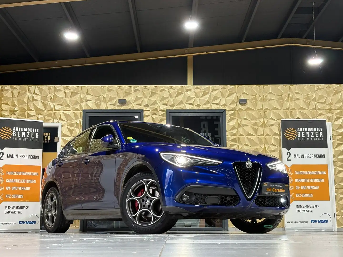 Alfa Romeo Stelvio Ti Q4/MEMORY/NAVI/KAMERA/ACC/KLIMA Bleu - 1