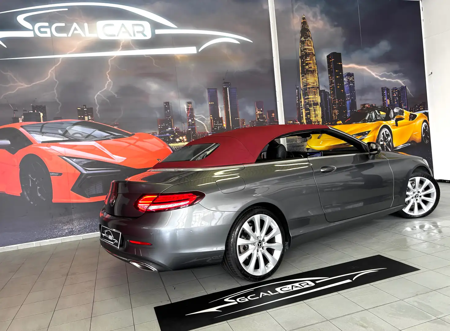 Mercedes-Benz C 200 Cabrio EQ BOOST PREMIUM CERTIFICATA OK PERMUTE Grigio - 2