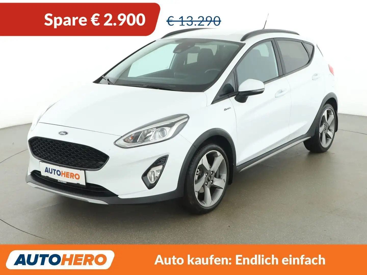 Ford Fiesta 1.0 EcoBoost Active Weiß - 1