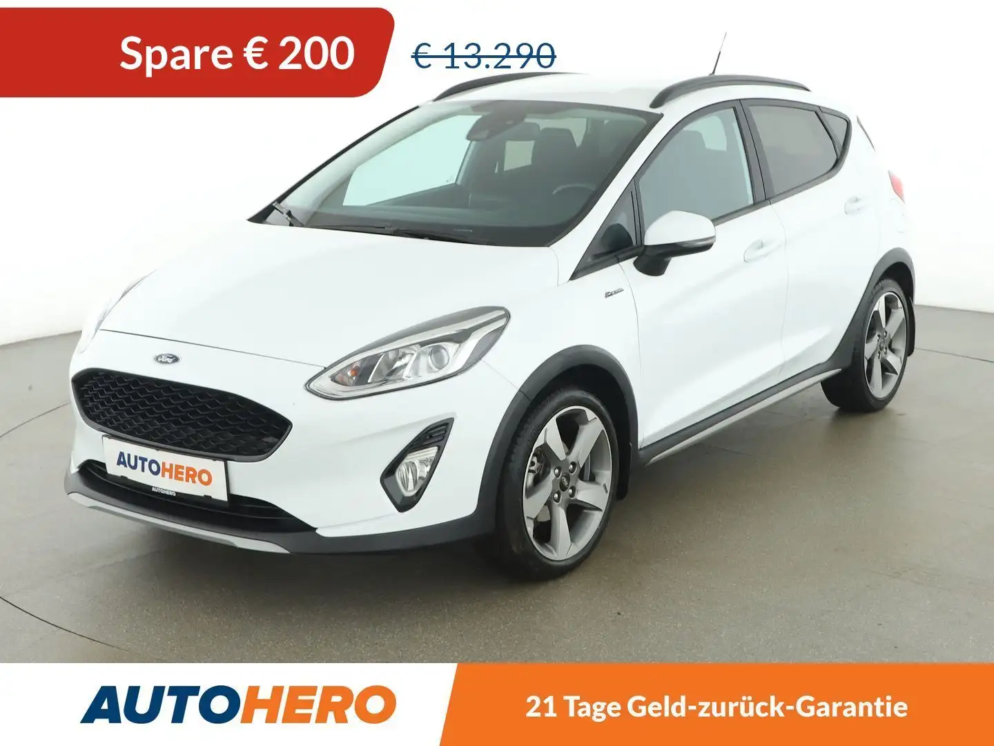 Ford Fiesta 1.0 EcoBoost Active Weiß - 1