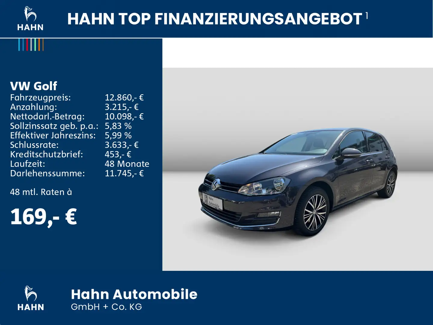 Volkswagen Golf VII 1.2TSI Allstar Sitzh Climatr PDC Tempo Grau - 2